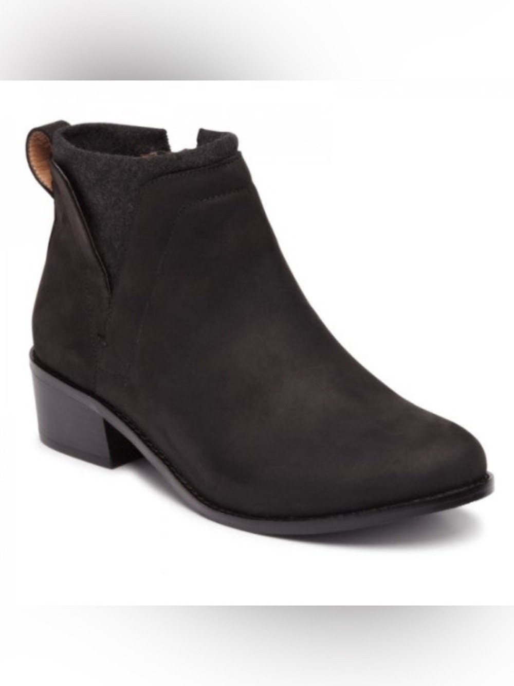 Women's Black Suede Ankle Boot - Classic Chelsea Style